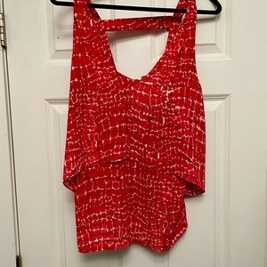 White House Black Market SummerTank.  Coral like color.